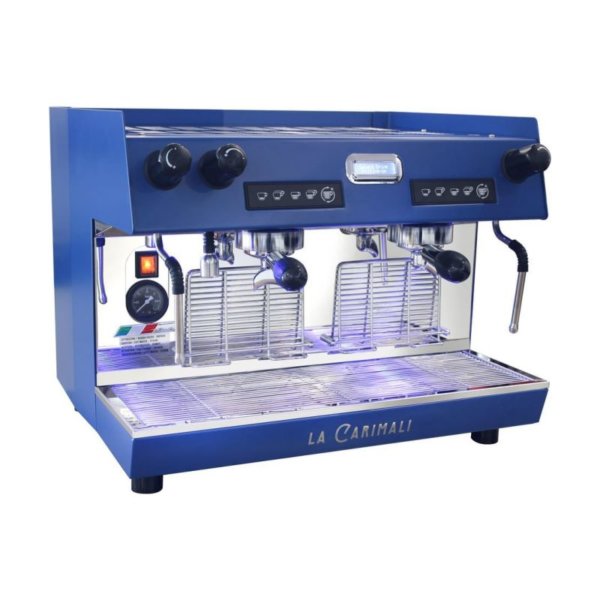 Кофемашина Carimali Nimble E2, 2 высокие группы, автомат, бойлер 11 литров, синяя