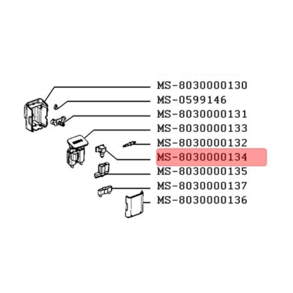 Штуцер для капучинатора Krups EA89 MS-8030000134